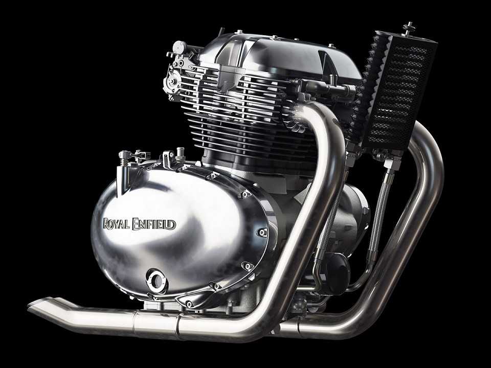 Novo motor de 648cc da Royal Enfield