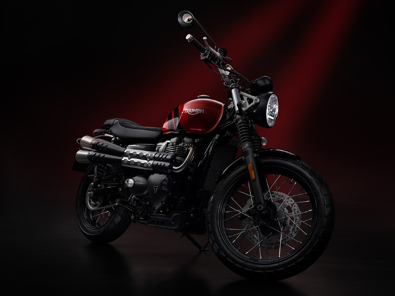 TriumphScrambler 900 2023 - 3/4 frente