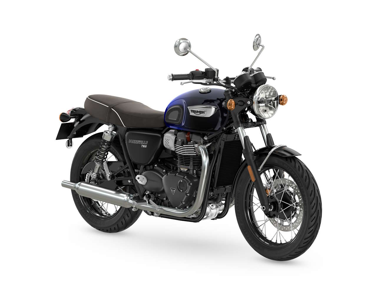 TriumphBonneville T100 2024 - 3/4 frente