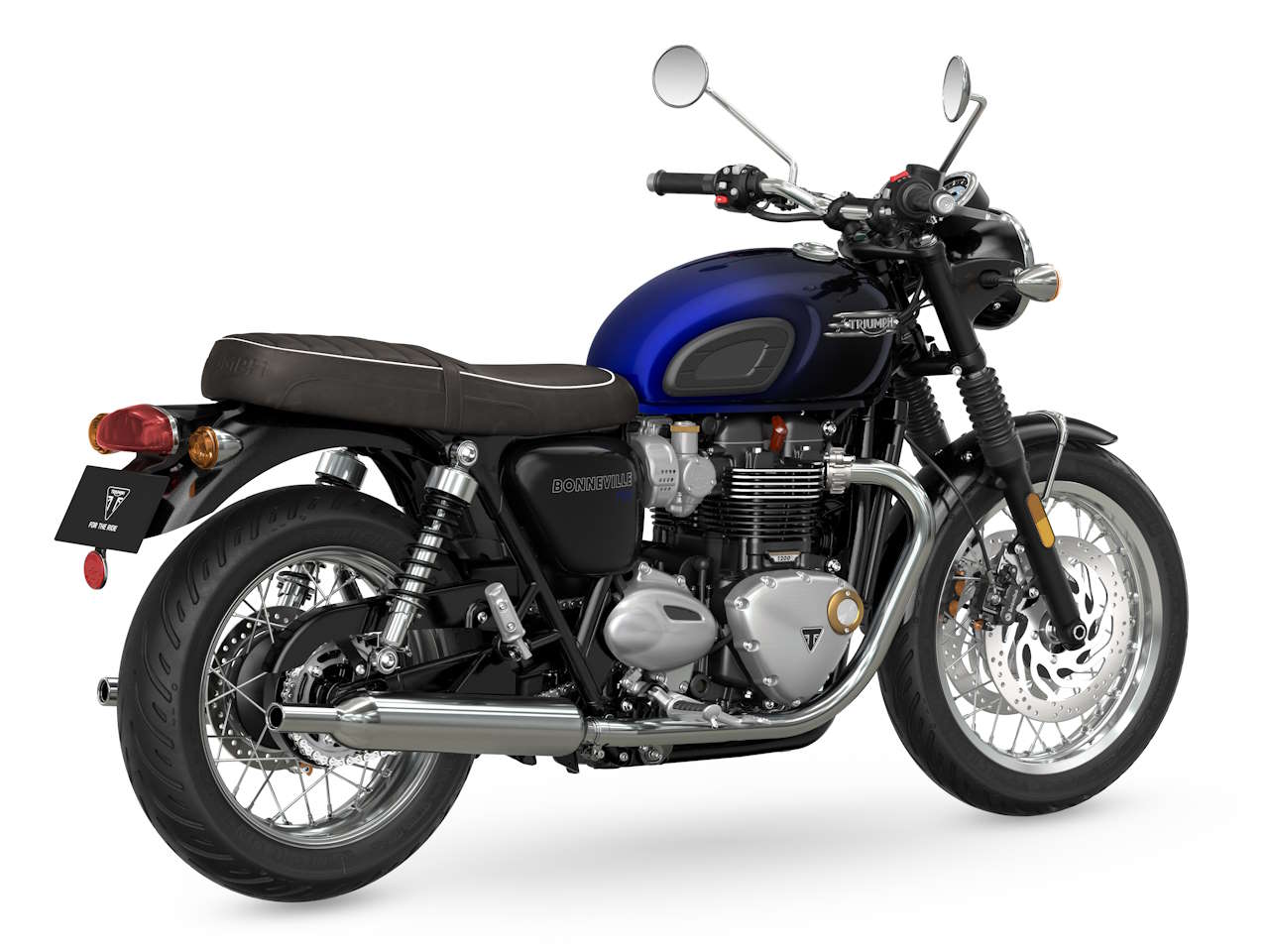 TriumphBonneville T120 Black 2024 - 3/4 frente