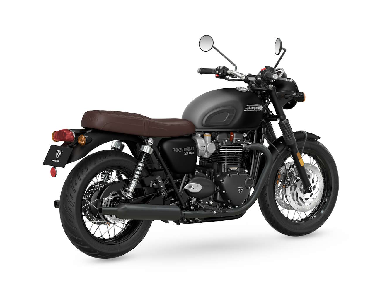 TriumphBonneville T120 Black 2024 - 3/4 traseira