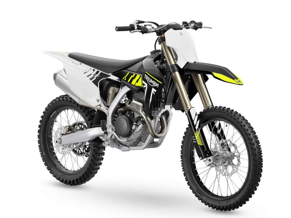 TriumphTF 250-X 2024 - 3/4 frente