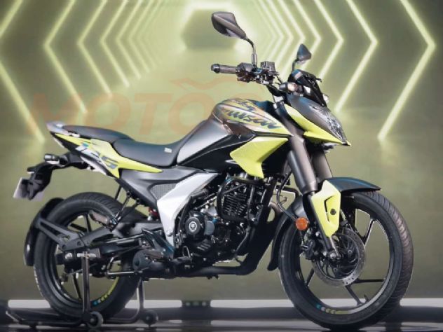 Uma nova Bajaj 125 2025 com visual agressivo  lanada