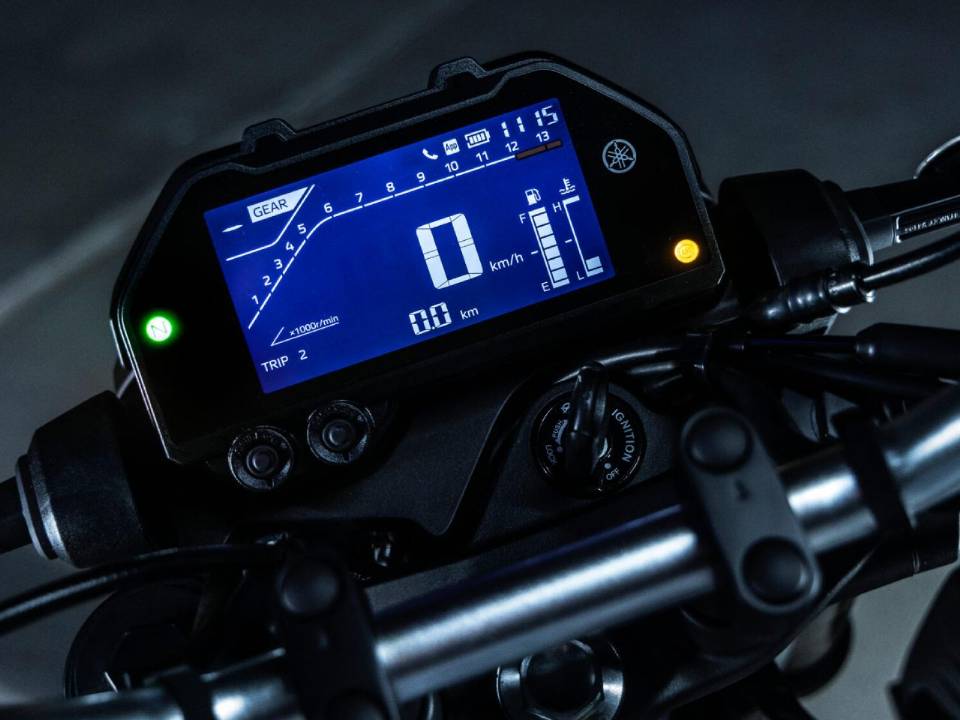 Yamaha MT-03 2025 painel