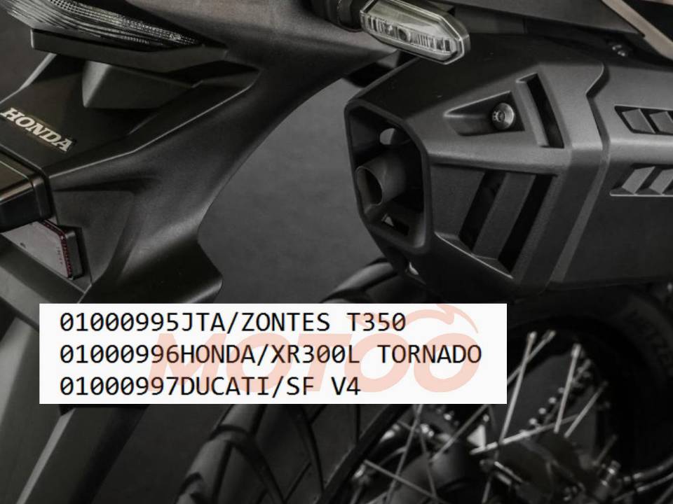 Honda Tornado 300 aparece em listagem do Detran. Na imagem, a Sahara 300