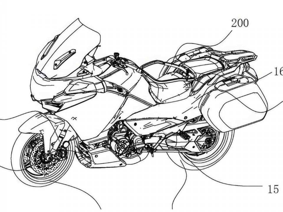 Motos podem ter cinto de segurana no futuro como mostra projeto da CFMoto