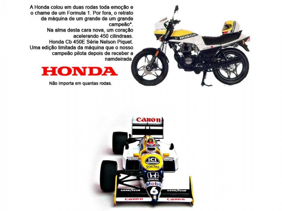 Honda CB450E Nelson Piquet